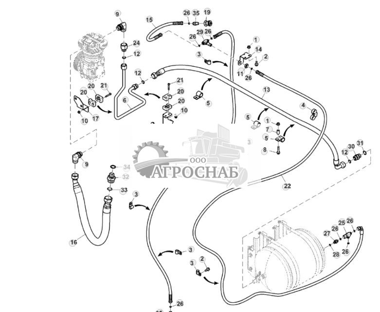 Гидравлические шланги и фитинги, воздушный компрессор - ST833001 1199.jpg